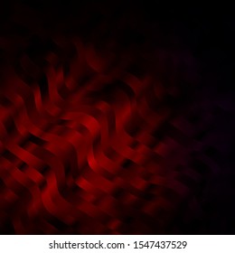 Dark Blue, Red vector background with curves. Colorful illustration, which consists of curves. Best design for your ad, poster, banner.