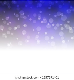 Dark Blue, Red vector background with circles. Colorful illustration with gradient dots in nature style. Design for posters, banners.