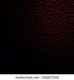 Dark Blue, Red vector background with bent lines. Colorful abstract illustration with gradient curves. Pattern for business booklets, leaflets