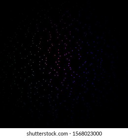 Dark Blue, Red vector background with small and big stars. Colorful illustration in abstract style with gradient stars. Design for your business promotion.