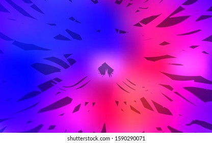 Dark Blue, Red vector background with straight lines. Modern geometrical abstract illustration with staves. Best design for your ad, poster, banner.