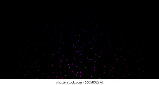 Dark Blue, Red vector background with colorful stars. Colorful illustration in abstract style with gradient stars. Pattern for websites, landing pages.