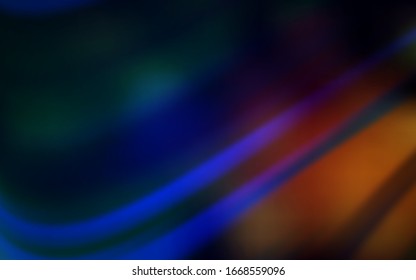 Dark Blue, Red vector background with stright stripes. Glitter abstract illustration with colorful sticks. Best design for your ad, poster, banner.