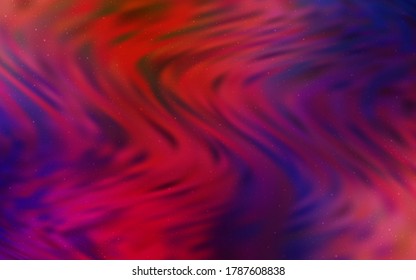 Dark Blue, Red vector background with galaxy stars. Modern abstract illustration with Big Dipper stars. Best design for your ad, poster, banner.