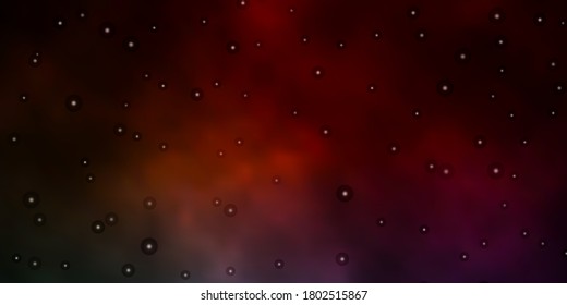 Dark Blue, Red vector background with colorful stars. Blur decorative design in simple style with stars. Pattern for wrapping gifts.