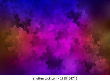 Dark Blue, Red vector background with abstract shapes. Decorative design in abstract style with random forms. Elegant design for wallpapers.