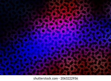 Dunkelblau, roter Vektorhintergrund mit Flecken. Moderne abstrakte Illustration mit bunten Wassertropfen. Muster für Werbung, Prospekte.