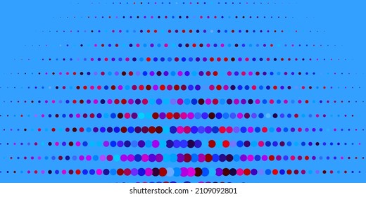 Dark Blue, Red vector background with spots. Abstract colorful disks on simple gradient background. Pattern for booklets, leaflets.