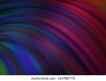 Dark Blue, Red vector background with bubble shapes. A completely new color illustration in marble style. Marble design for your web site.