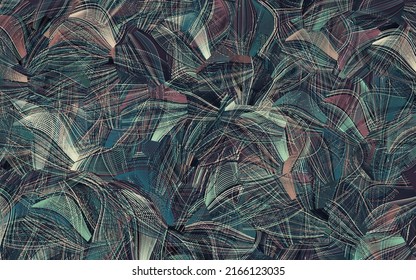 Azul oscuro, fondo vectorial rojo con formas abstractas.