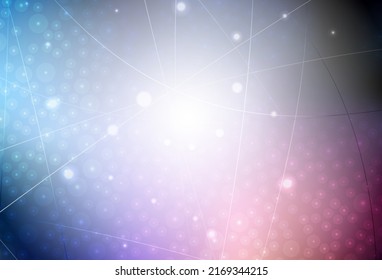 Dark Blue, Red vector background with straight lines. Colorful shining illustration with lines on abstract template. Best design for your ad, poster, banner.