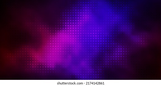 Dark Blue, Red vector background with bubbles. Abstract colorful disks on simple gradient background. Pattern for websites.