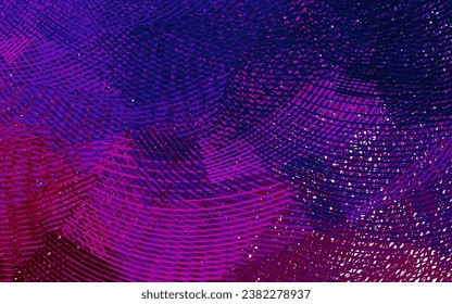 Dark Blue, Red vector background with bent lines. A shining illustration, which consists of curved lines. Elegant pattern for a brand book.