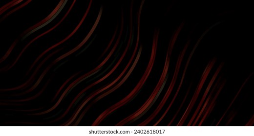 Dark Blue, Red vector background with curved lines. Colorful illustration with curved lines. Pattern for websites, landing pages.