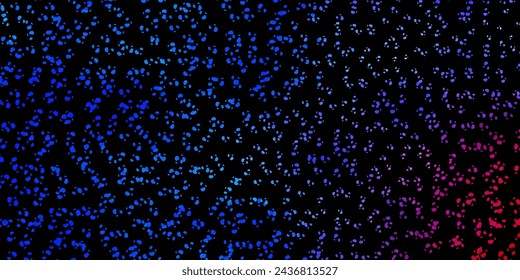 Dark blue, red vector background with random forms. Simple design in abstract style with gradient forms. Simple illustration for your web site.