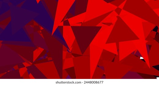 Dark Blue, Red vector background with random forms. Simple design in abstract style with gradient forms. Smart design for your business.