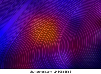 Dark Blue, Red vector background with stright stripes. Shining colored illustration with sharp stripes. Smart design for your business advert.