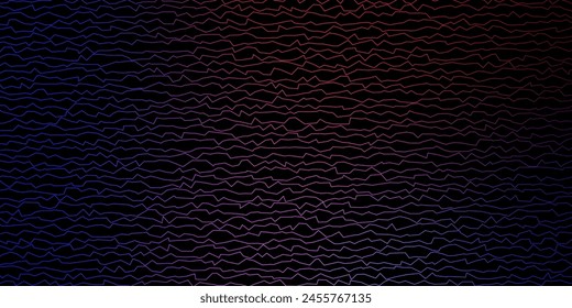 Dark Blue, Red vector background with bows. Colorful illustration, which consists of curves. Template for cellphones.