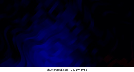 Dark Blue, Red vector background with lines. Brand new colorful illustration with bent lines. Best design for your ad, poster, banner.