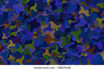 Dark Blue, Red vector bandy pattern. A vague circumflex abstract illustration with gradient. The elegant pattern can be used as part of a brand book.
