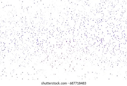 Dark Blue, Red vector banner with circles, spheres. Abstract spots. Background of Art bubbles in halftone style with colored gradient.