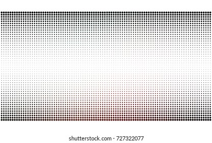 Dark Blue, Red vector banner set of circles, spheres. Donuts Background. Creative Design Templates. Technology halftone illustration.