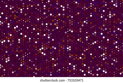 Dark Blue, Red vector banner with circles, spheres. Abstract spots. Background of Art bubbles in halftone style with colored gradient.