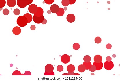 Dark Blue, Red vector banners set of circles, spheres.