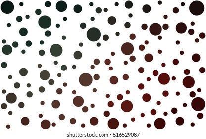 Dark Blue Red Vector banners banners set of circles, spheres. Network design, technology science, vector illustration