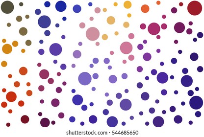 Dark Blue Red Vector banners banners set of circles, spheres. Network design, technology science, vector illustration