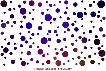 Dark Blue, Red vector banners set of circles, spheres. Abstract spots. Art Background of bubbles in halftone style with colored gradient.
