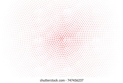 Dark Blue, Red vector banners set of circles, spheres. Abstract spots. Art Background of bubbles in halftone style with colored gradient.