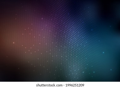Dark Blue, Red vector Beautiful colored illustration with blurred circles in nature style. Abstract illustration with colored bubbles in nature style. Modern design for a business card.