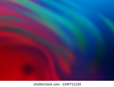 Dark Blue, Red vector blur pattern. Glitter abstract illustration with an elegant design. The best blurred design for your business.