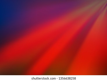 Dark Blue, Red vector blur pattern. Shining colorful illustration in a Brand new style. The template can be used for your brand book.
