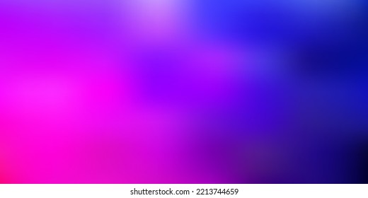Dark blue, red vector blur background. Abstract colorful illustration in blur style with gradient. Landing pages design.