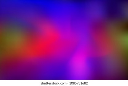 Dark Blue, Red vector blurred bright pattern. Brand-new colored illustration in blurry style with gradient. The blurred design can be used for your web site.
