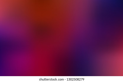 Dark Blue, Red vector blurred shine abstract texture. Colorful abstract illustration with gradient. New way of your design.