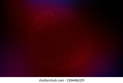 Dark Blue, Red vector blurred bright pattern. Glitter abstract illustration with gradient design. Blurred design for your web site.