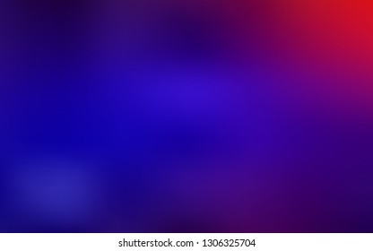 Dark Blue, Red vector blurred shine abstract template. Colorful illustration in abstract style with gradient. Background for a cell phone.