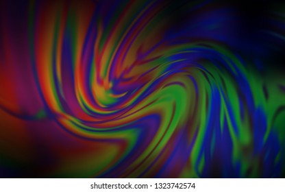 Dark Blue, Red vector blurred bright template. Colorful illustration in abstract style with gradient. New way of your design.