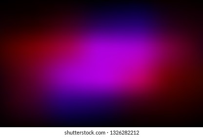 Dark Blue, Red vector blurred shine abstract background. An elegant bright illustration with gradient. Completely new design for your business.