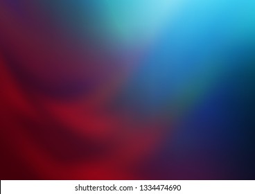 Dark Blue, Red vector blurred bright background. Colorful abstract illustration with gradient. A completely new template for your design.