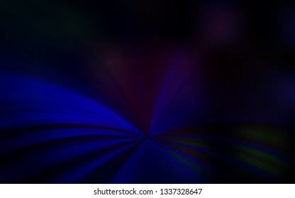 Dark Blue, Red vector blurred shine abstract background. Glitter abstract illustration with gradient design. Blurred design for your web site.