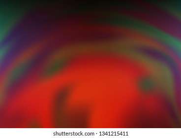 Dark Blue, Red vector blurred bright template. Colorful abstract illustration with gradient. Brand new design for your business.