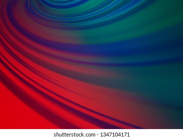 Dark Blue, Red vector blurred bright template. Creative illustration in halftone style with gradient. Brand new design for your business.