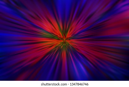 Dark Blue, Red vector blurred shine abstract background. An elegant bright illustration with gradient. New way of your design.