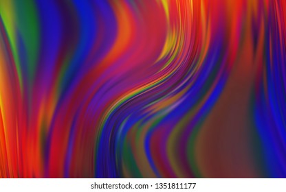 Dark Blue, Red vector blurred template. Modern abstract illustration with gradient. New style for your business design.