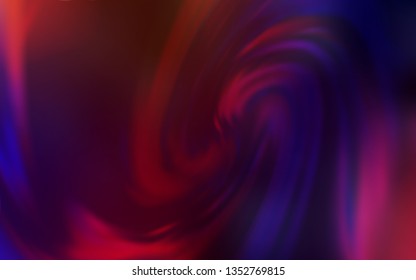 Dark Blue, Red vector blurred bright pattern. Creative illustration in halftone style with gradient. The best blurred design for your business.