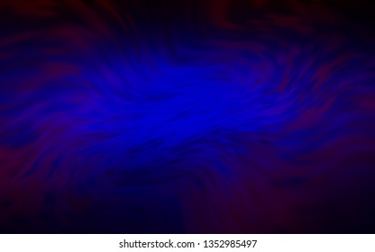 Dark Blue, Red vector blurred pattern. Abstract colorful illustration with gradient. Blurred design for your web site.